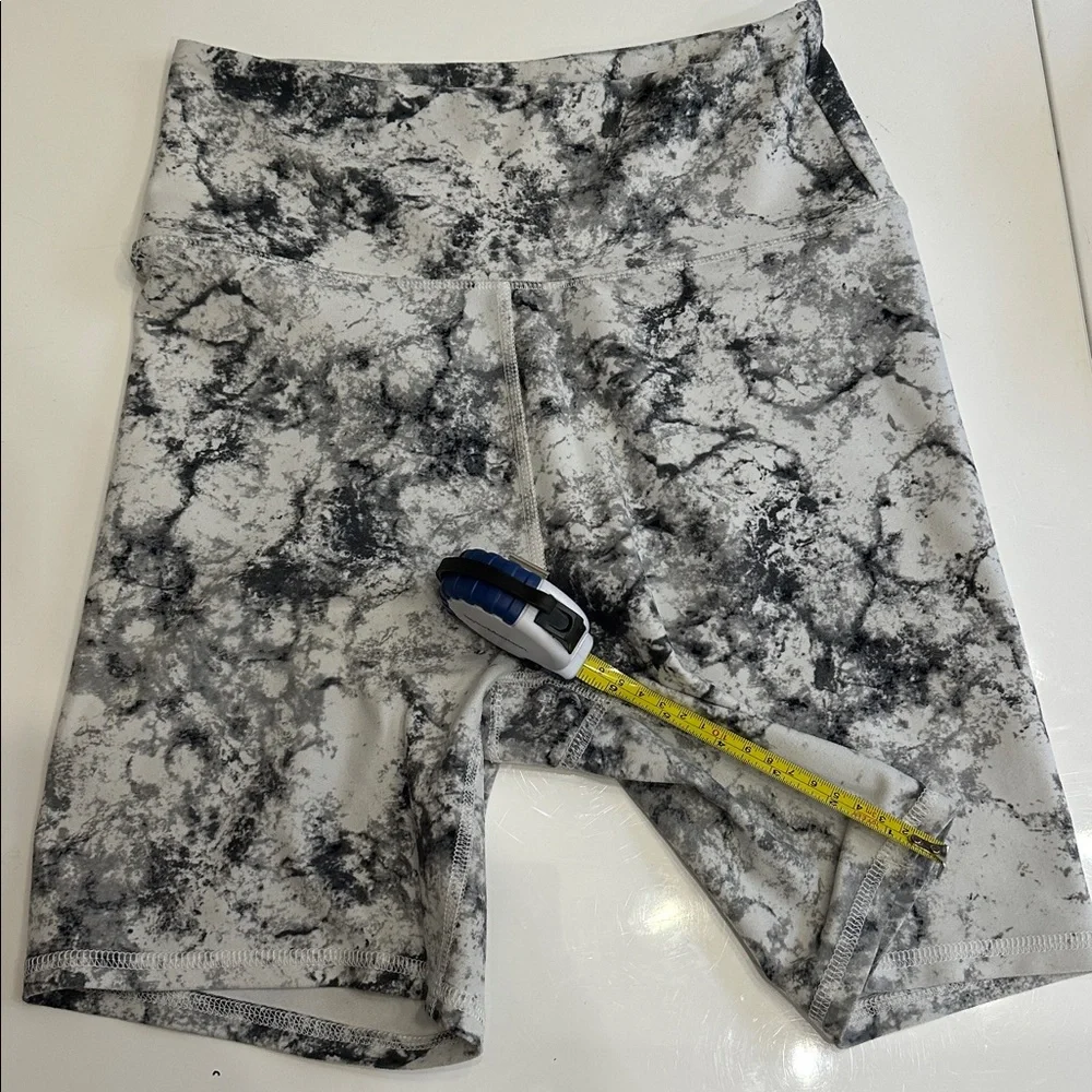 Balance Collection Gray Patterned Shorts - Picture 2 of 4